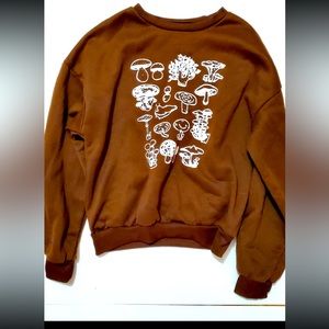 brown mushroom crewneck